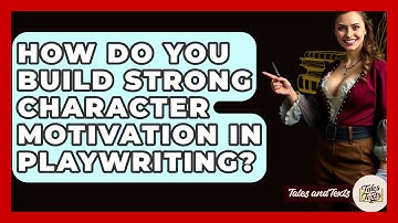 How Do You Build Strong Character Motivation In Playwriting? - Tales And Texts