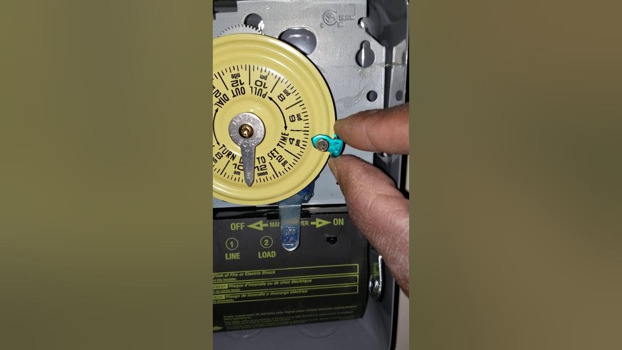 Setting a Mechanical T101 Timer - YouTube