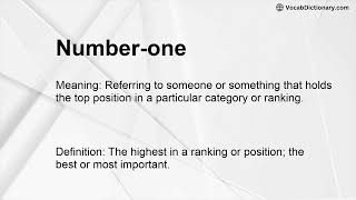 Athlete Statistics Number-one Meaning