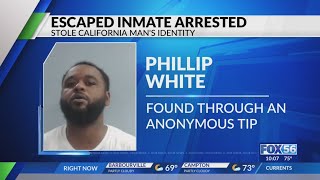 Inmate who escaped Lexington hospital found after allegedly stealing California man’s identity