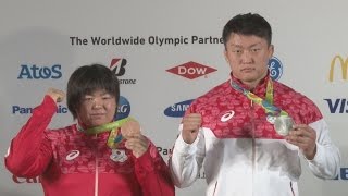原沢選手「出し切った」 柔道２選手が一夜明け会見