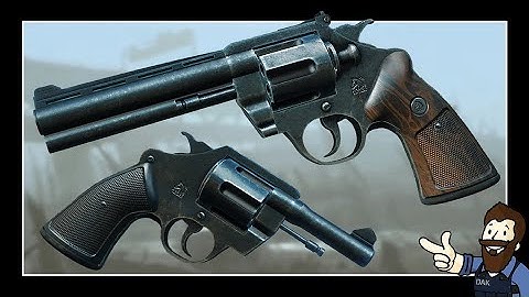 The Police Pistol (and Colt Python) - Fallout New Vegas Animation Preview - Fallout 4 Mod