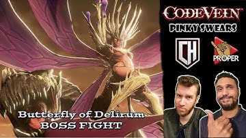 Butterfly of Delirium Boss Fight | Code Vein | Featuring CyberHoudini