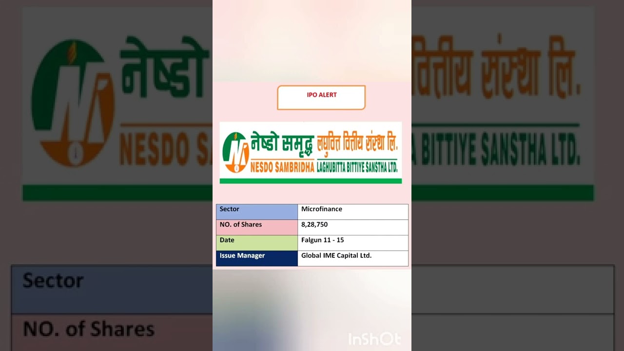 IPO Nesdo Laghubitta Falgun 11-15