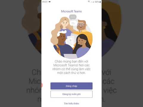 Hướng dẫn đăng nhập teams trên điện thoại và tải tài liệu.