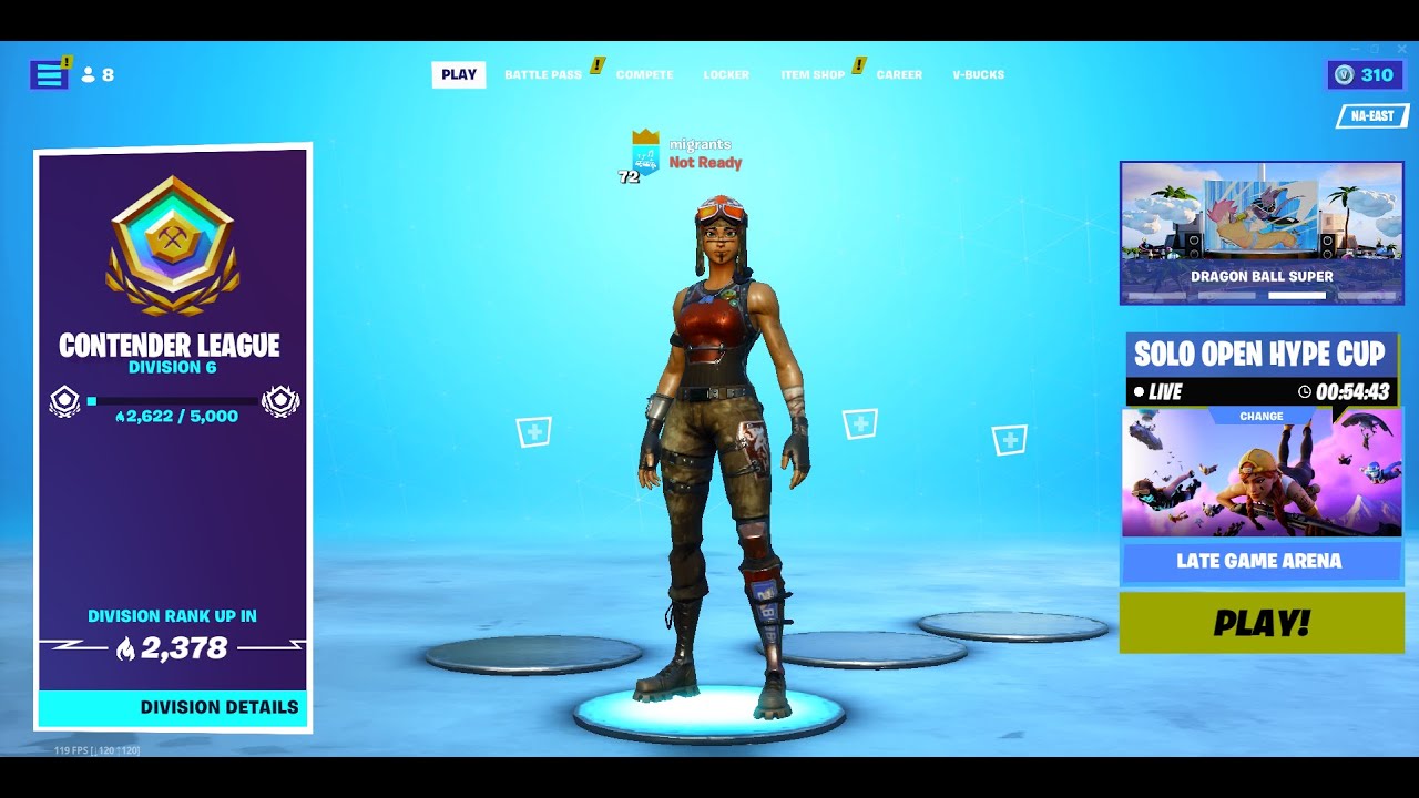 Solo Open Hype Cup Live Fortnite!