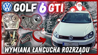 Golf 6 GTI -  Wymiana Łańcucha Rozrządu.  Silnik 2.0 TSI #CCZB