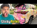 Meri gari par sticky notes prank ho geya   sticky notes car prank gone wrong 