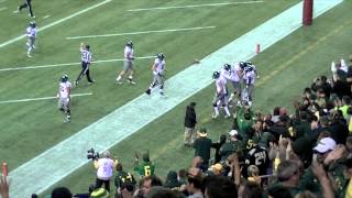 Oregon RB Kenjon Barner 80 Yard Touchdown Run vs WSU in Seattle on 9/29/12