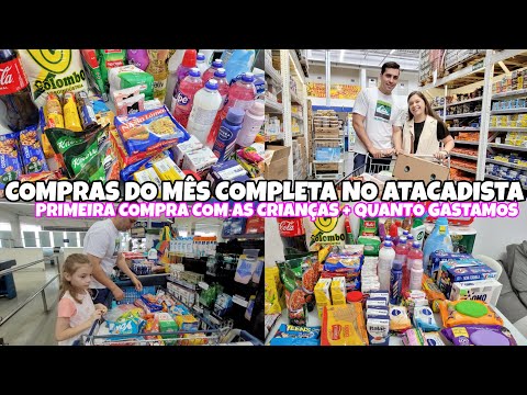 COMPRAS DO MÊS COMPLETA NO ATACADISTA | COMPRA DE MAIO 2024 | MOSTREI VALORES | TENDA ATACADO