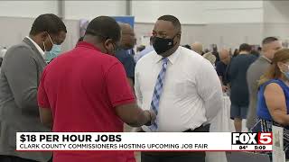 All jobs at this Clark County job fair starting at $18 an hour