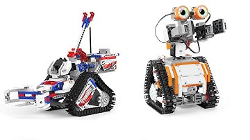 I show you two Jimu robots: Astrobot and ChampBot