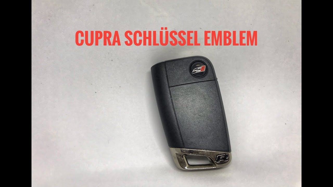 Cupra Schlüssel Emblem / Seat Leon 5F Cupra 290 / Car Key / Umbau