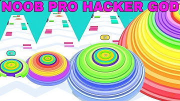 NOOB VS PRO VS HACKER VS GOD in Twisty Run