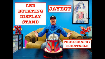 JAYEGT Motorized LED Rotating Display Stand | Photography Turntable | Unboxing | Overview | Testing