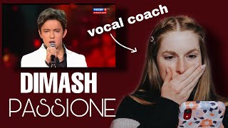 Vocal Coach reacts to Dimash-Passione