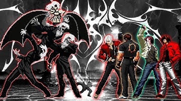 [KOF Mugen] Element Iori, Kyo Vs Ultimate Kyo Kusanagi Team