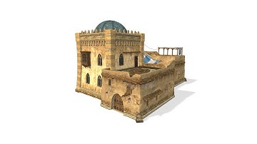 Oriental Houses  Iprops 3D Model for Iclone 8