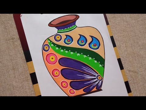 Top 160+ pot drawing with design best