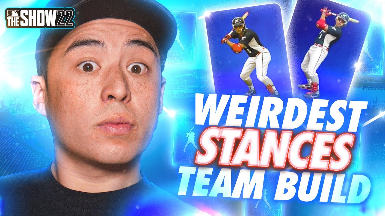 I used the WEIRDEST BATTING STANCES in MLB The Show! YouTube