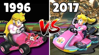 Mario Kart | EVERY Retro Track Comparison [NO BOOSTER COURSE PASS]