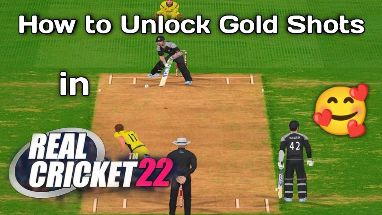 How to Unlock Gold Shots in Real Cricket 22