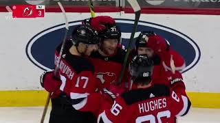 Pavel Zacha scores the OT winner for the Devils