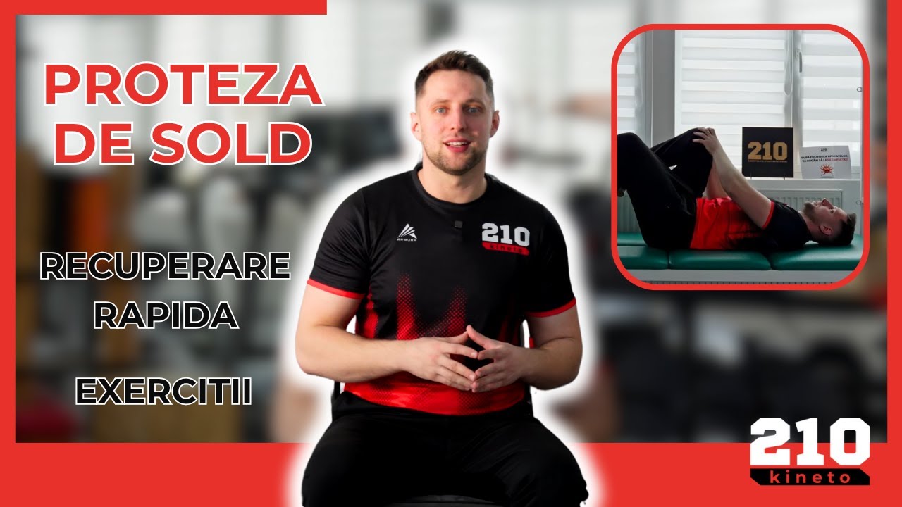 EXERCIȚII pentru RECUPERAREA după PROTEZA DE ȘOLD