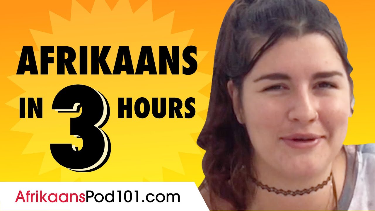 Learn Afrikaans in 3 Hours Basics of Afrikaans Speaking for Beginners