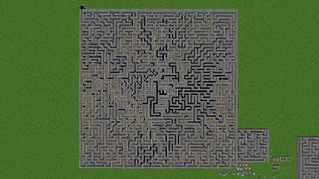 Minecraft simple maze solver