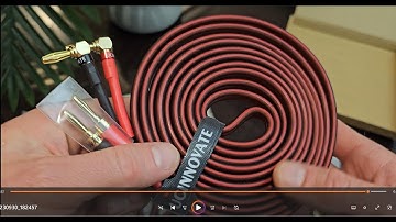 UCINNVOATE  SPEAKER CABLES 14 AWG 90 DEGREE RIGHT ANGLE BANANA PLUGS HIFI OFC