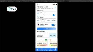 Bus Ticket Booking App UI/UX Design | Student Showcase & Figma Walkthrough screenshot 1