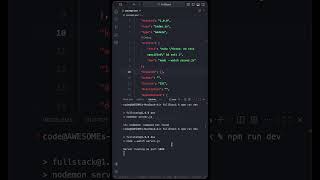 Auto restart express server without nodemon #nodejs #expressjs #coding