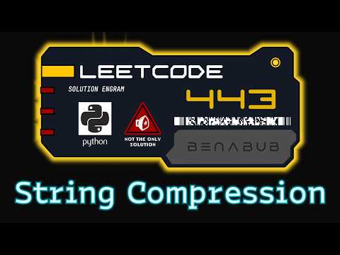 String Compression — LeetCode #443 | Python Algorithm Visualization