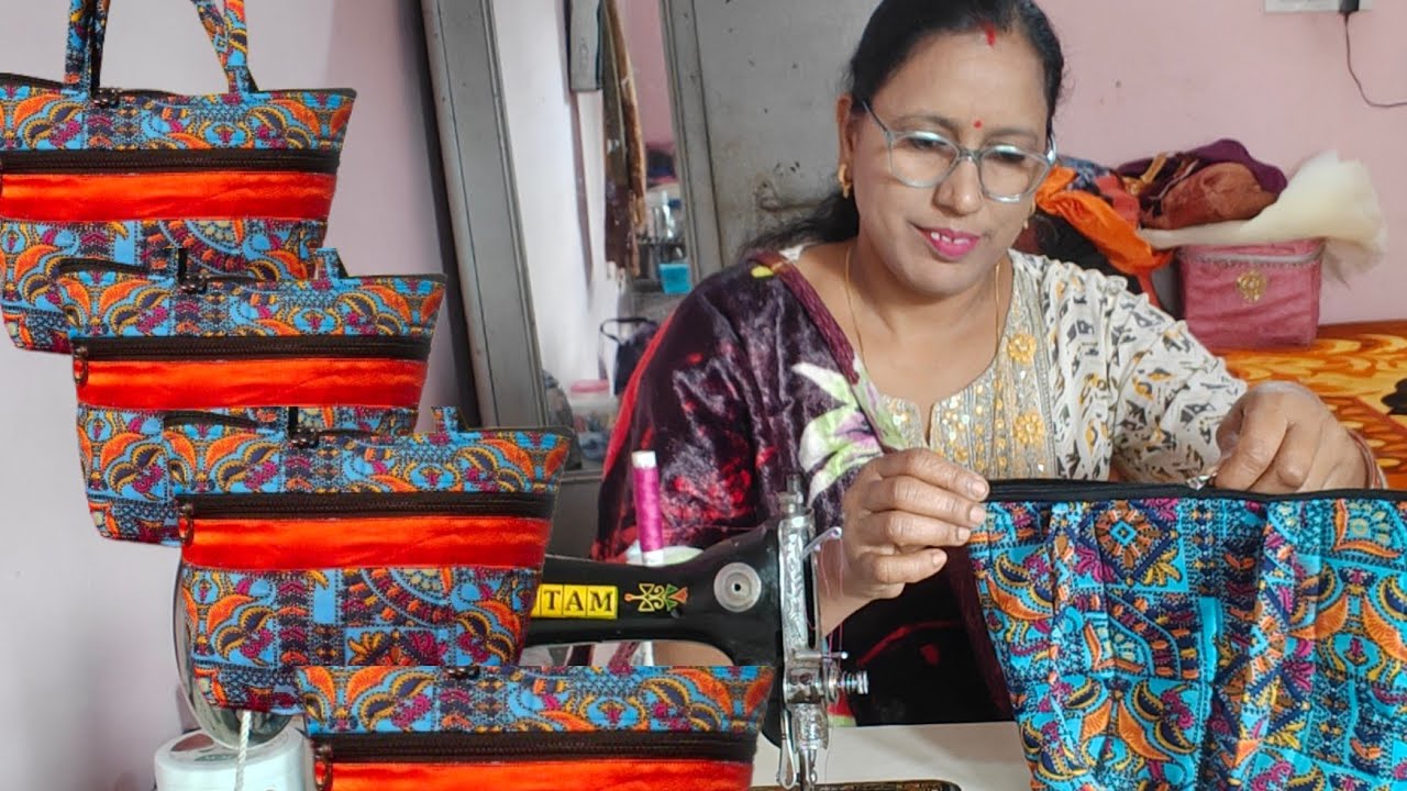 How to make a handbag ||  बैग बनाने का सबसे बेहतरीन तरीका ||  Saras Bvlog