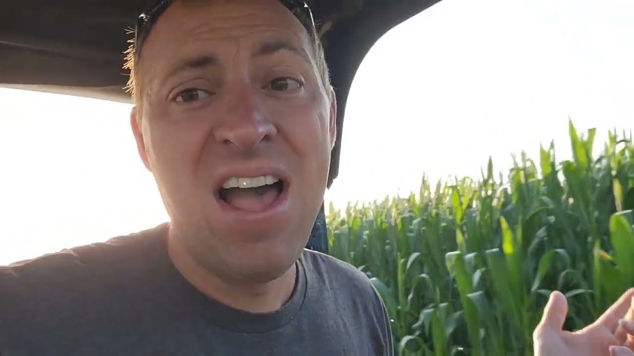 Getting Ready to Spray Corn Fungicide - 