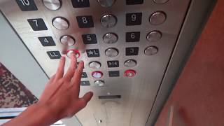 Glass Kone Traction Elevators at the Embassy Suites Hotel and Convention Center, St. Charles, MO