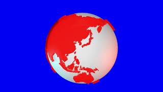 Animated news map blue screen screenshot 2