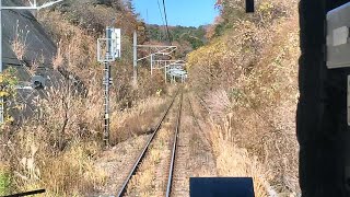 前面展望　八高線拝島→高麗川　cabview japanrailHatikou Line