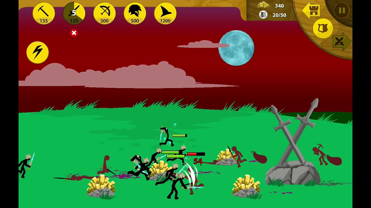 Conquering campaign mode insane (level 6-9) only with swordwarth in stick war legacy part 2