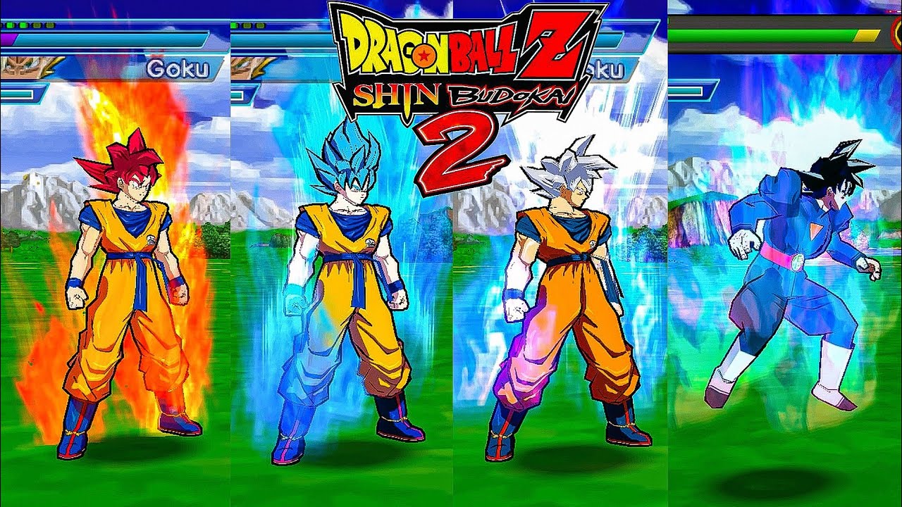 Dragon Ball Shin Budokai 2 Mod All Goku Transformations Dragon