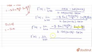 Find from the first principle, the derivatives of the following functions :   `sec 3 x `