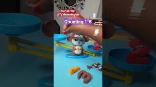 Counting 1-3/ Monkey balancing math game #maths #mathgames #countinggame #countingnumbers #prek