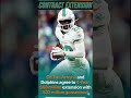 The #MiamiDolphins lock up their Pro Bowl running back #NFL #DevonAchane