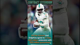 The #MiamiDolphins lock up their Pro Bowl running back #NFL #DevonAchane