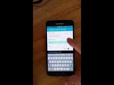 Setting Up Email On An Android Device**