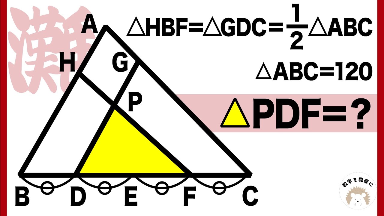 面積比の利用　灘高校