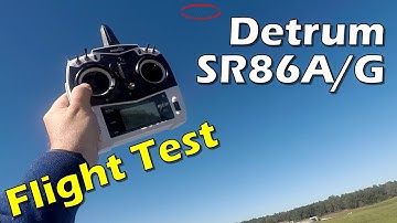 RC Plane Return to Home Autopilot Test - Detrum SR86A/G