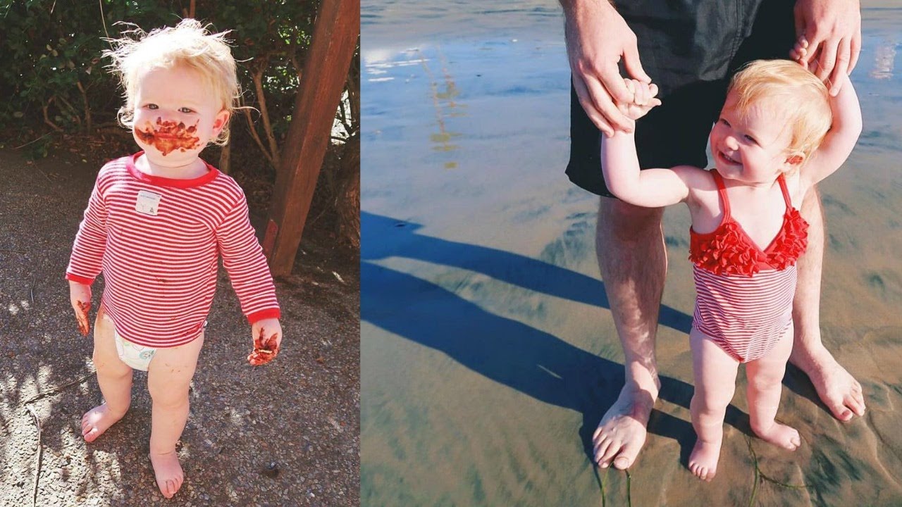 BABY'S FIRST TIME IN THE OCEAN VLOG - YouTube