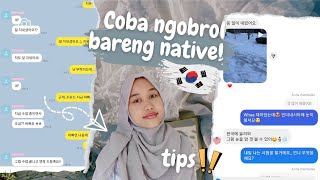 Cara aku praktek bahasa Korea bareng native (just 1 day🇰🇷👀 Gratis!)